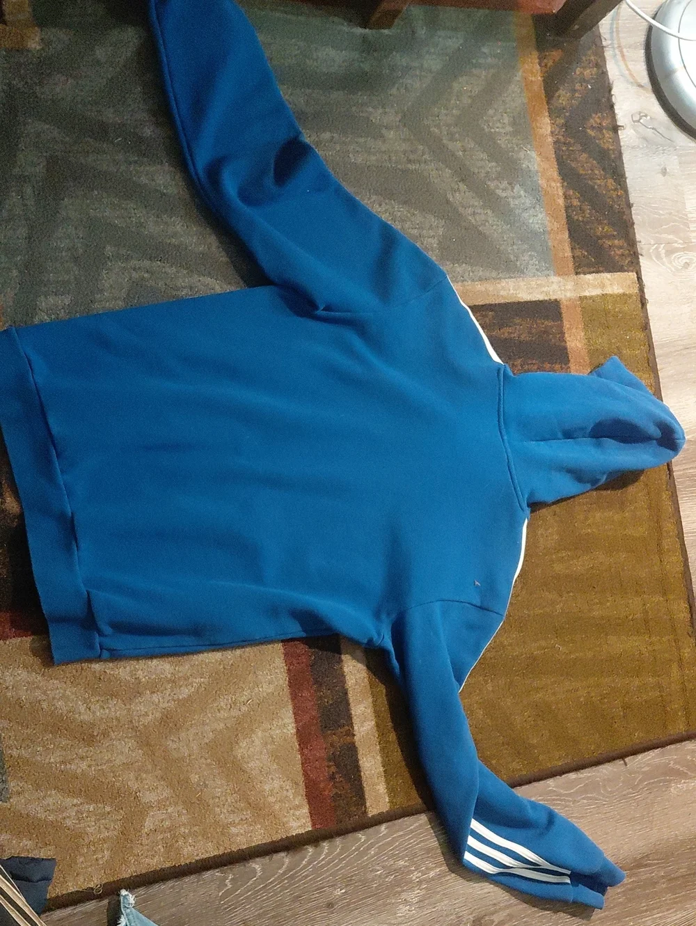 Mismatch: Image shows a top (hoodie) not bottoms